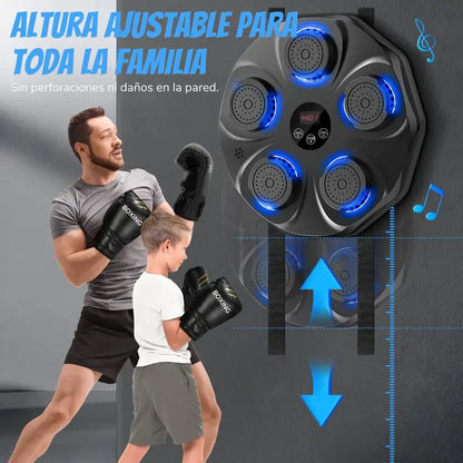 BoxBeat | Tablero de boxeo musical 6 Golpes!!- GRATIS guantes de box!!