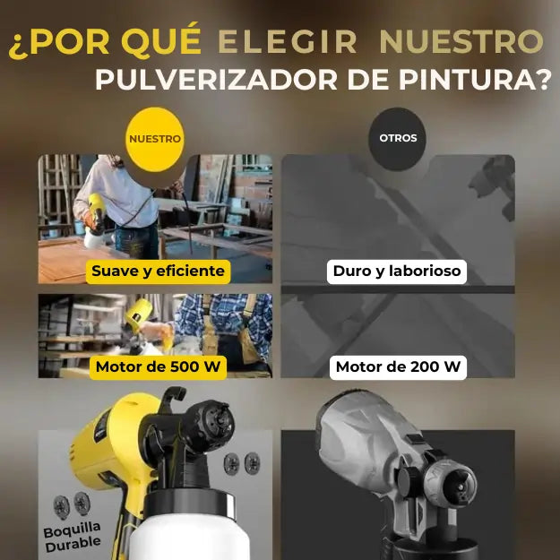 PISTOLA PINTURA ELECTRICA PULVERIZADORA